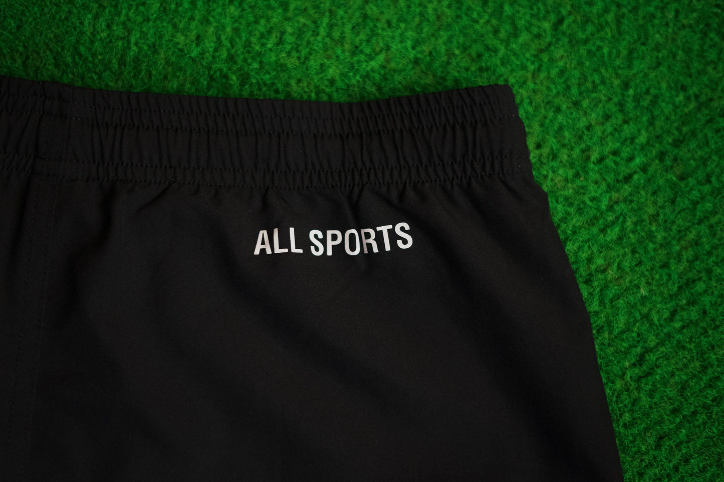 black reflective seamless shorts