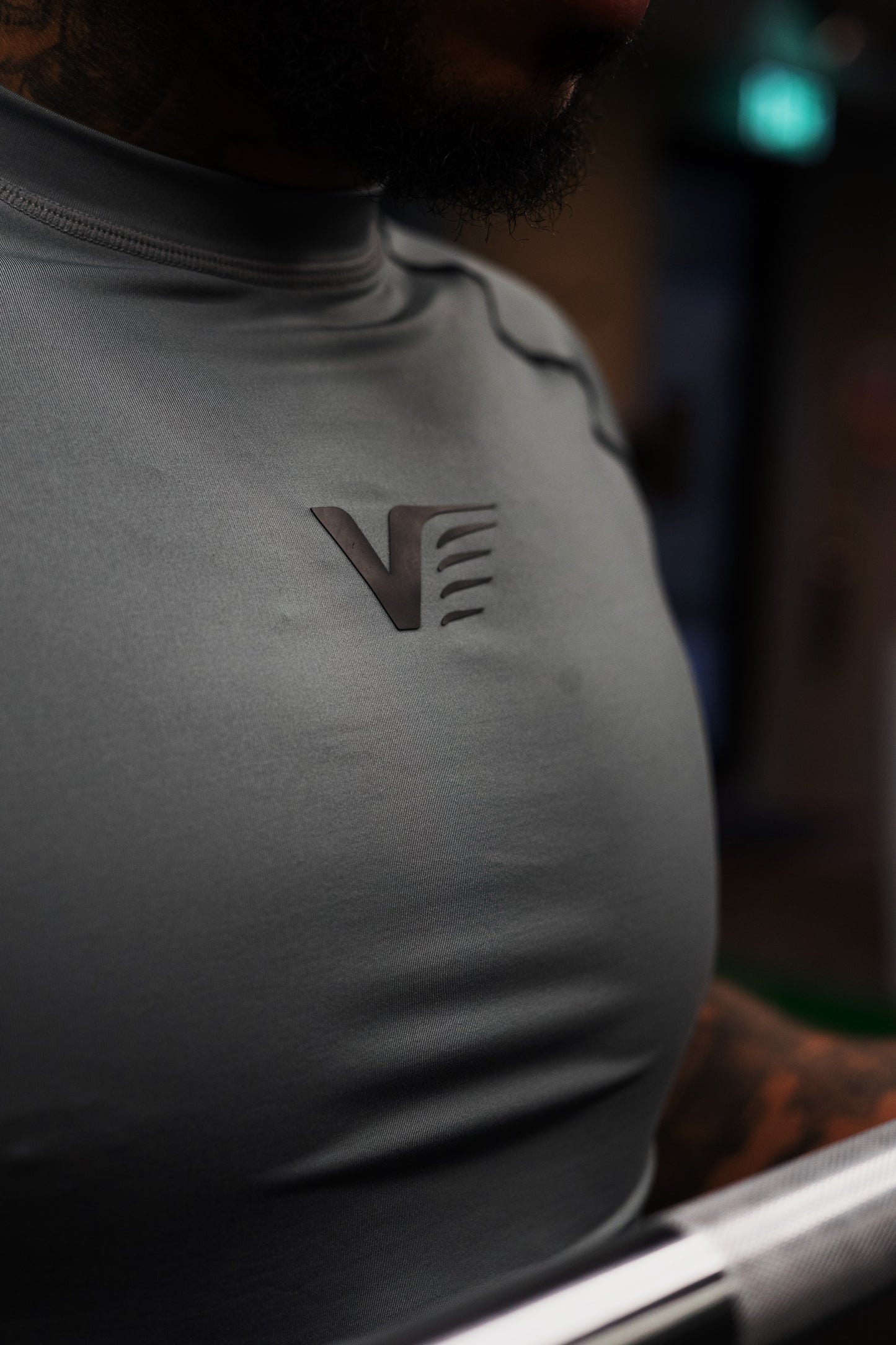 grey compression shirt